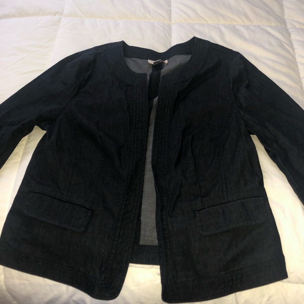 Navy light blazer from loft